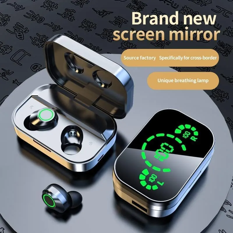 TWS True Wireless Earbuds Bluetooth In-Ear Headphones Waterproof Blue Tooth Ear Buds Wireless Earphones 4