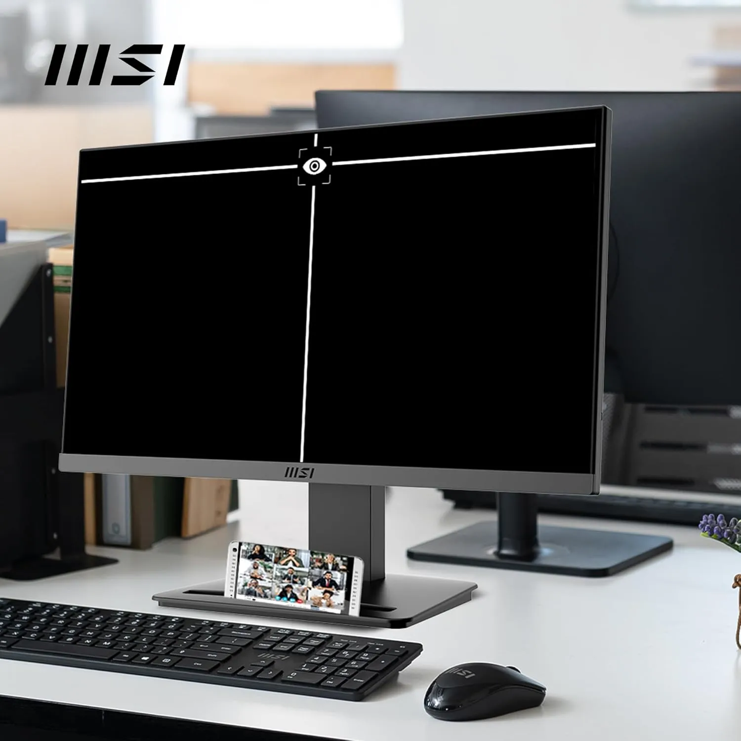 MSI PRO MP223 E2 21.45-Inch Full HD Office Monitor - 1920 x 1080 Resolution, 100Hz, Eye-Friendly Screen, Tilt-Adjustable - HDMI™ 1.4b, DisplayPort 1.2a 3