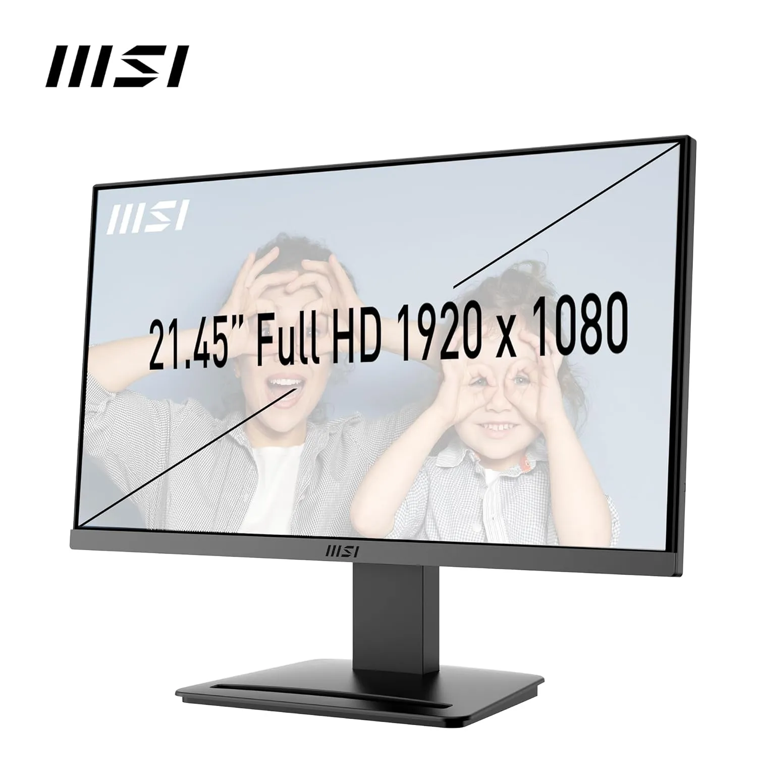 MSI PRO MP223 E2 21.45-Inch Full HD Office Monitor - 1920 x 1080 Resolution, 100Hz, Eye-Friendly Screen, Tilt-Adjustable - HDMI™ 1.4b, DisplayPort 1.2a 2