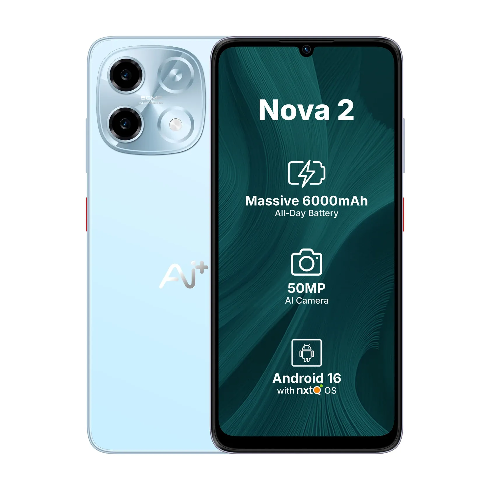 Ai+ Nova 2 5G (Blue, 64 GB) (4 GB RAM)