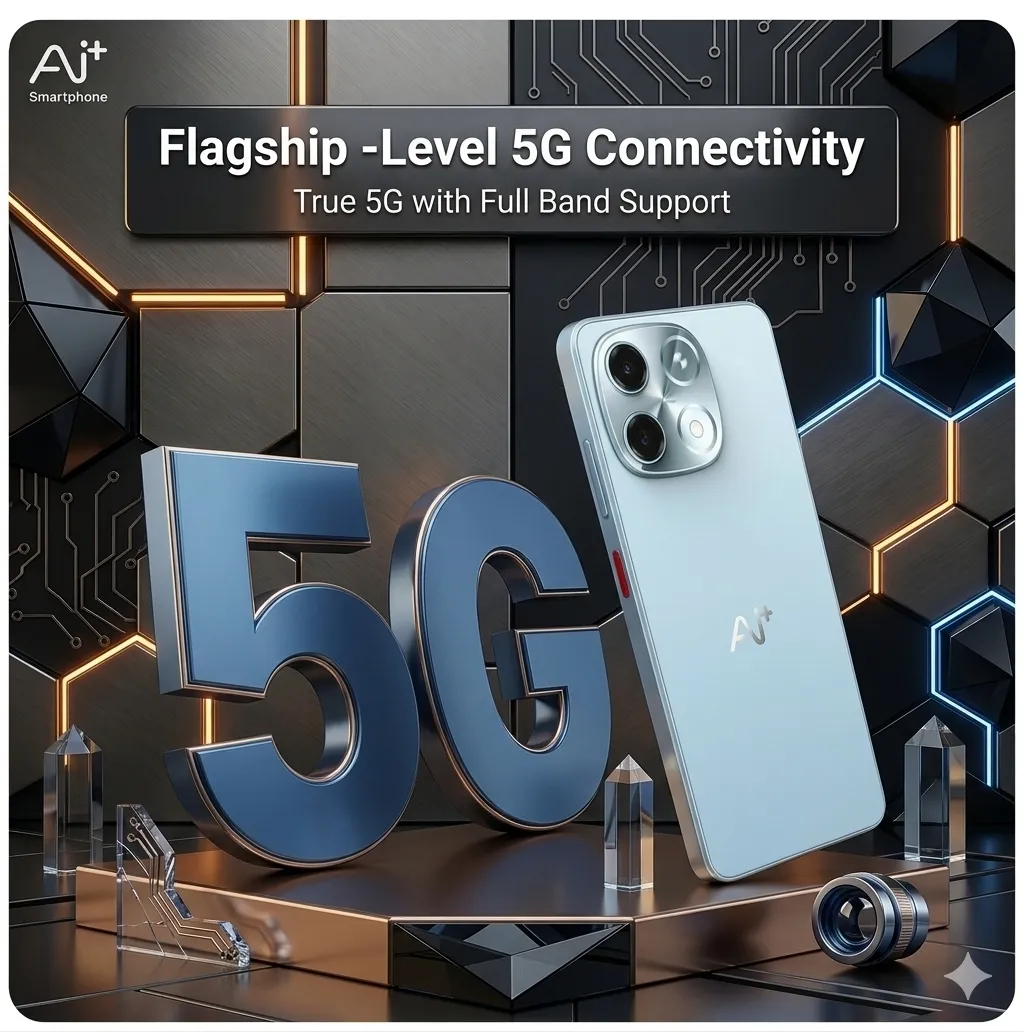 Ai+ Nova 2 5G (Blue, 64 GB) (4 GB RAM) 5