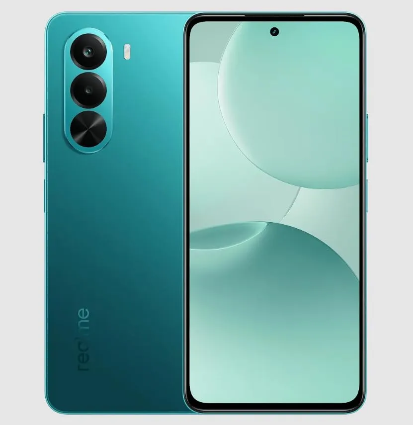 realme P4x 5G Smartphone, Lake Green, 6GB RAM, 128GB Storage