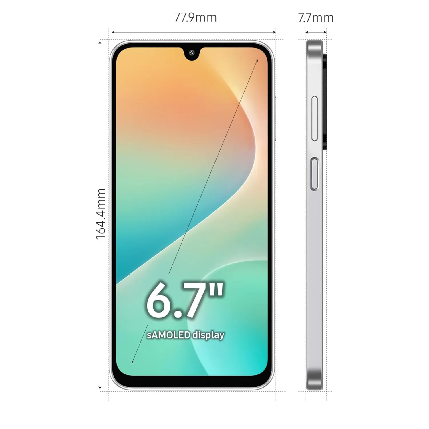 Samsung Galaxy M36 5G Mobile (Velvet Black, 8GB RAM, 128GB Storage) | Google Gemini| Gorilla Glass Victus+ | 7.7mm | AI Enhanced 50MP OIS Triple Camera| Nightography| Lag-free Gaming | Without Charger 2