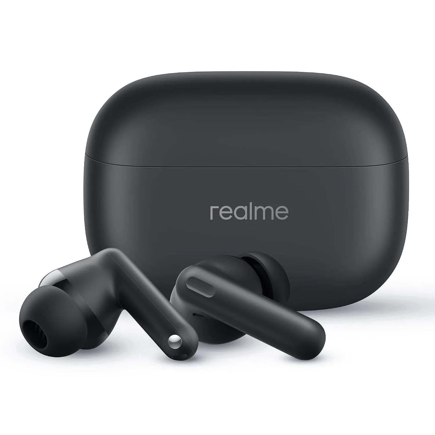 realme Buds T310 True Wireless in-Ear Earbuds with 46dB Hybrid ANC, 360° Spatial Audio, 12.4mm Dynamic Bass Driver, Upto 40Hrs Battery and Fast Charging (Vibrant Black) 3